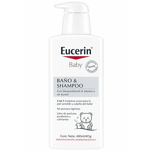 Eucerin Baby Baño & Shampoo 400 Ml