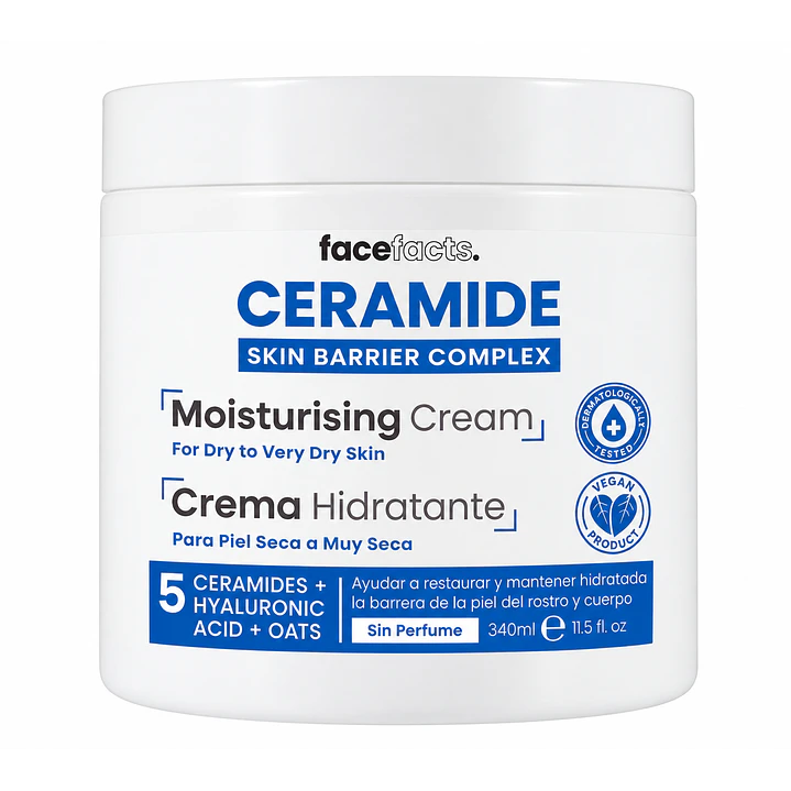 Crema Hidratante Para Piel Seca A Muy Seca 340ml Ceramide Fragancia Neutra 1