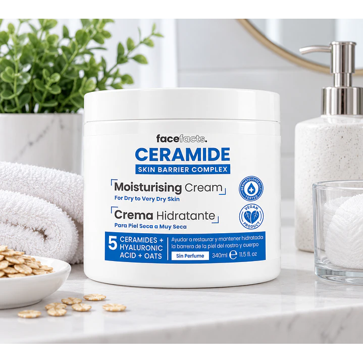 Crema Hidratante Para Piel Seca A Muy Seca 340ml Ceramide Fragancia Neutra 2