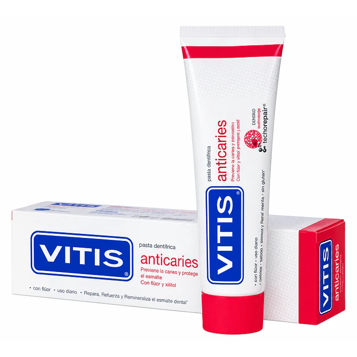 Pasta Dental Vitis Anti Caries 100Ml 2