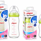 Pack Biberon Mamadera Pigeon Softouch Vidrio Verde 160ml Y 240ml - Miniatura 2
