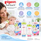 Pack Biberon Mamadera Pigeon Softouch Vidrio Verde 160ml Y 240ml - Miniatura 4
