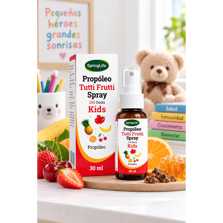 Propoleo Kids Tutti Fruti Spray Springlife 240 Dosis 30Ml 2