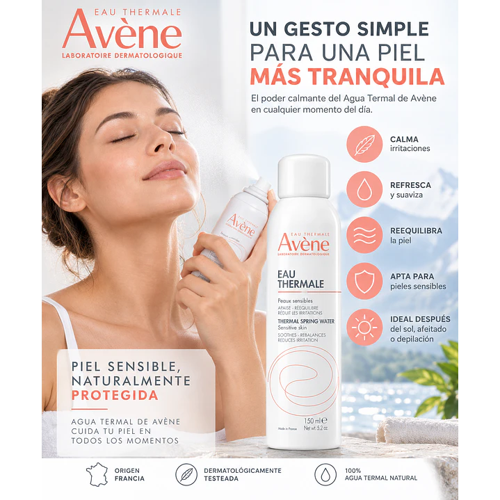 Agua Termal de Avene Spray 150Ml 4