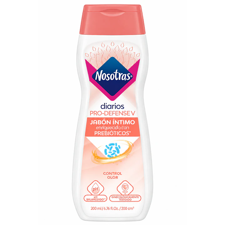 Jabón Íntimo Nosotras con Prebióticos 200 Ml 1