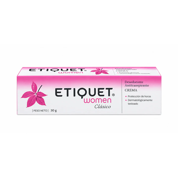 Desodorante Antitranspirante Etiquet Women Clásico en Crema 30G 2