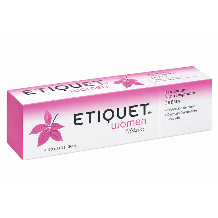 Desodorante Antitranspirante Etiquet Women Clásico en Crema 30G 3