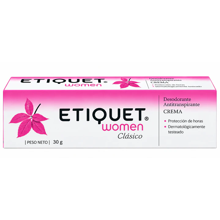 Desodorante Antitranspirante Etiquet Women Clásico en Crema 30G Pack X3 2