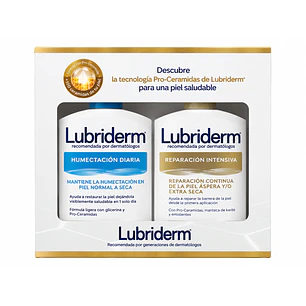 Lubriderm Humectacion Diaria + Reparacion Intensiva 400ml Fragancia S/f