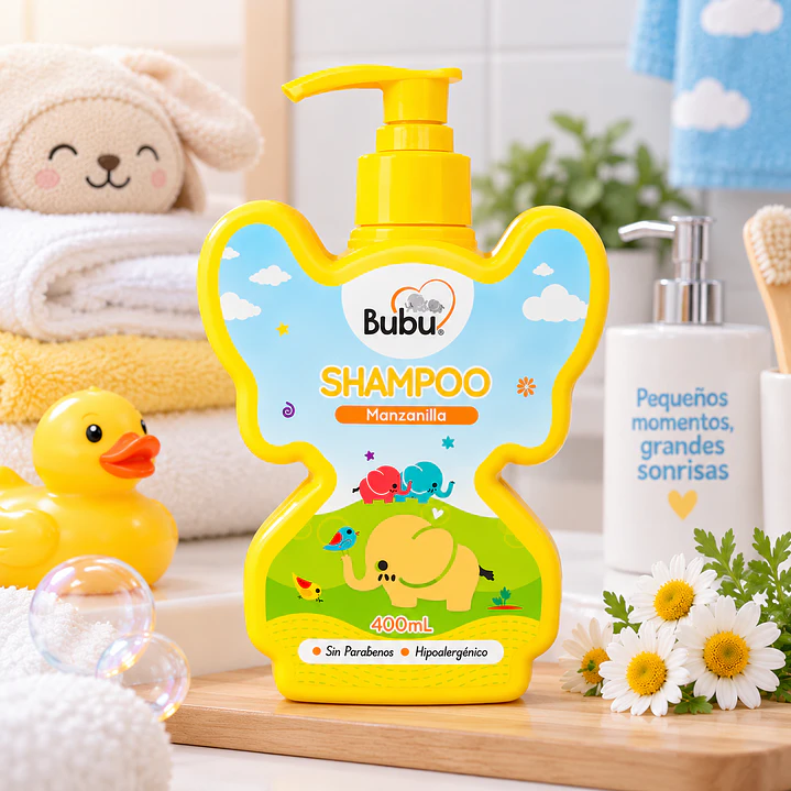 Bubu Shampoo Para Niños 400Ml 5