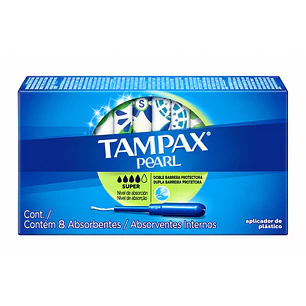 Tampones Tampax Pearl Super X8 Unidades
