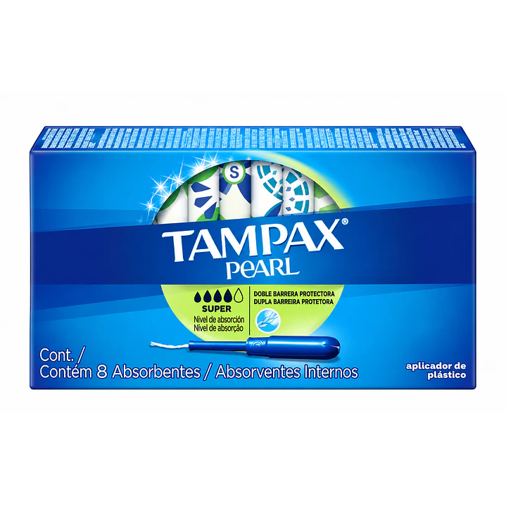 Tampones Tampax Pearl Super X8 Unidades 1