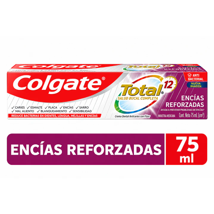 Pasta Dental Colgate Total 12 Encías Reforzadas 75 Ml 1