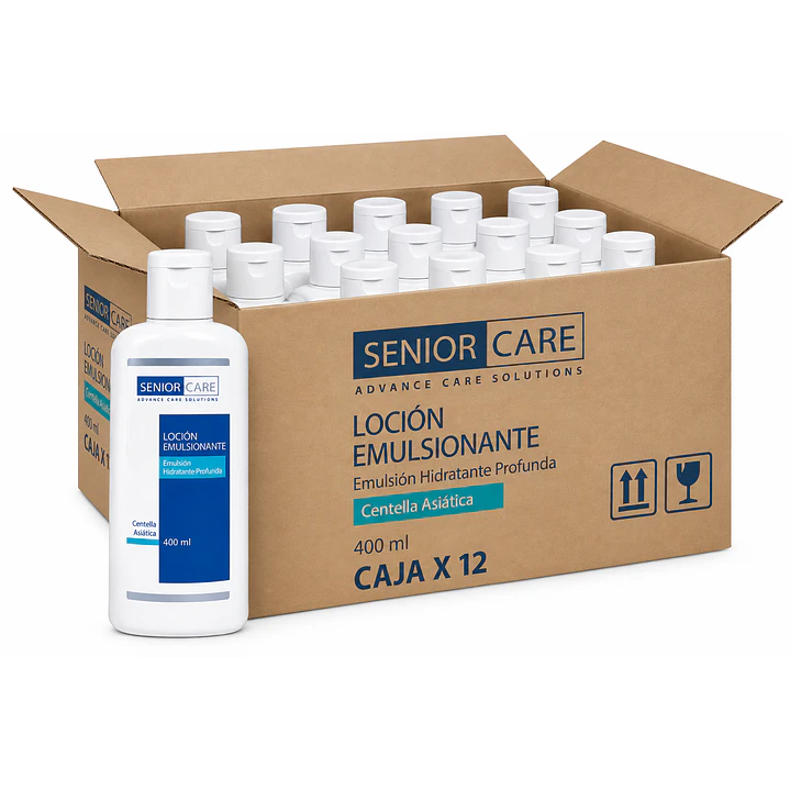 Senior Care Locion Emulsionante Centella Asiatica 400 Ml Caja X12 1