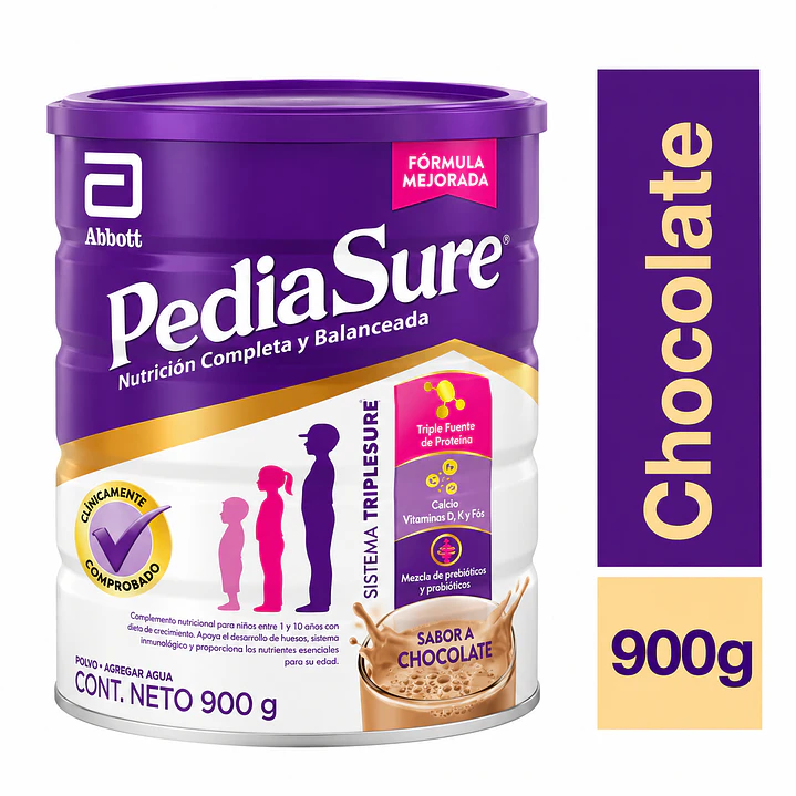 PediaSure Chocolate en Polvo 900G 2