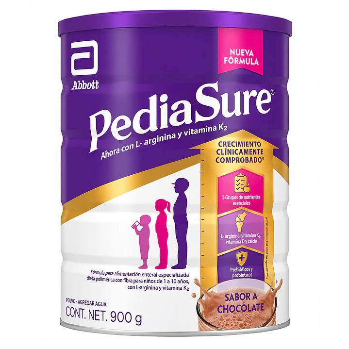 PediaSure Chocolate en Polvo 900G Caja X6 2