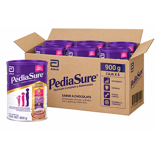 PediaSure Chocolate en Polvo 900G Caja X6