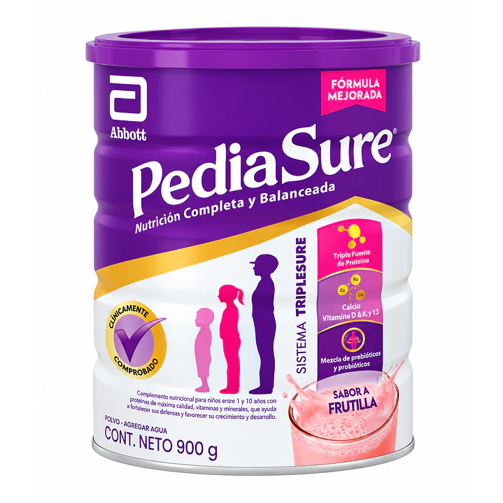 PediaSure Suplemento Nutricional sabor Frutilla 900G Caja X6 2