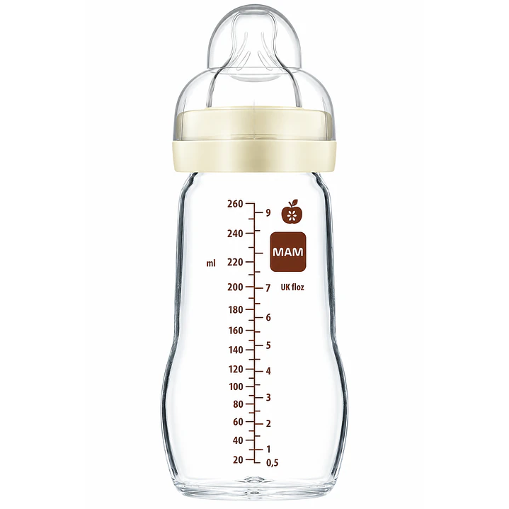 Mamadera De Vidrio Premium Feel Good 2m+ 260ml Mam 2