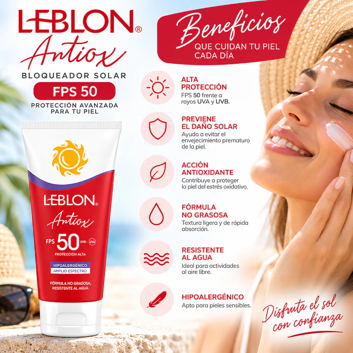 Leblon Bloqueador Solar Antiox - 50g - Fps 50 4