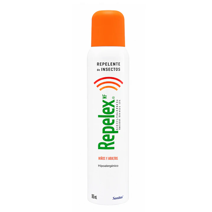Repelex Nf Repelente De Insectos 15% Deet Aerosol 165 Ml Caja X12 2