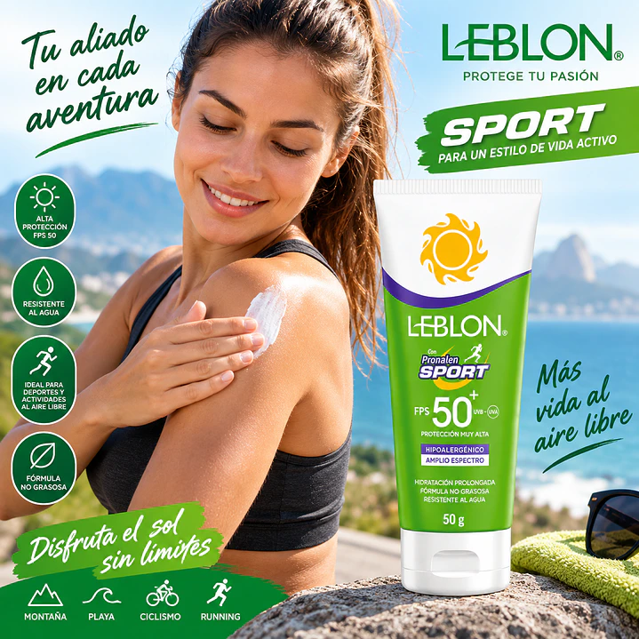 Bloqueador Solar Leblon Sport 50 Gr Fps 50 2