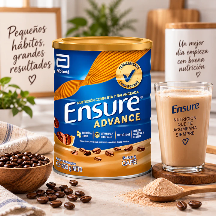 Ensure Advance Sabor Café 850G 2