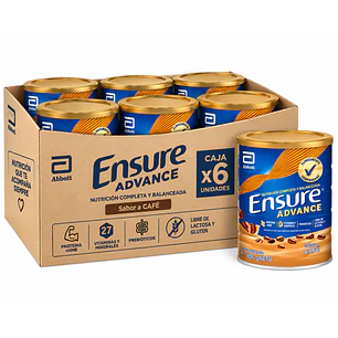 Ensure Advance sabor Café 850G Caja X6