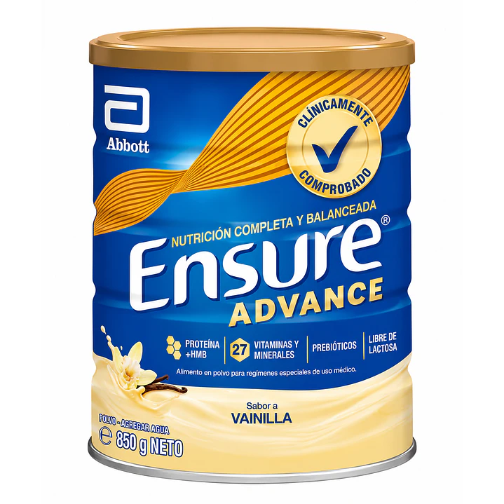 Ensure Advance Sabor Vainilla 850G Caja X6 3