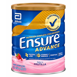 Ensure Advance Sabor Frutilla 850G