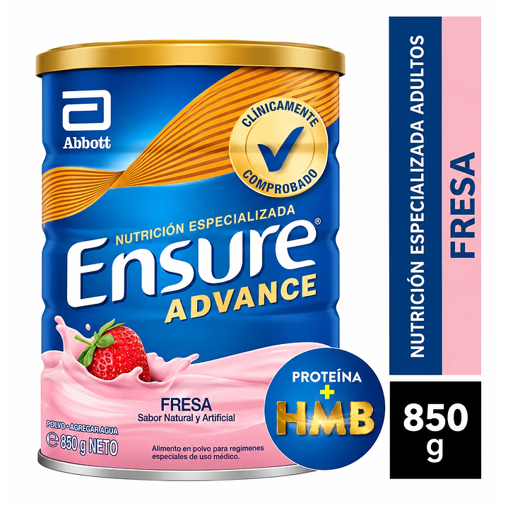 Ensure Advance Sabor Frutilla 850G 2