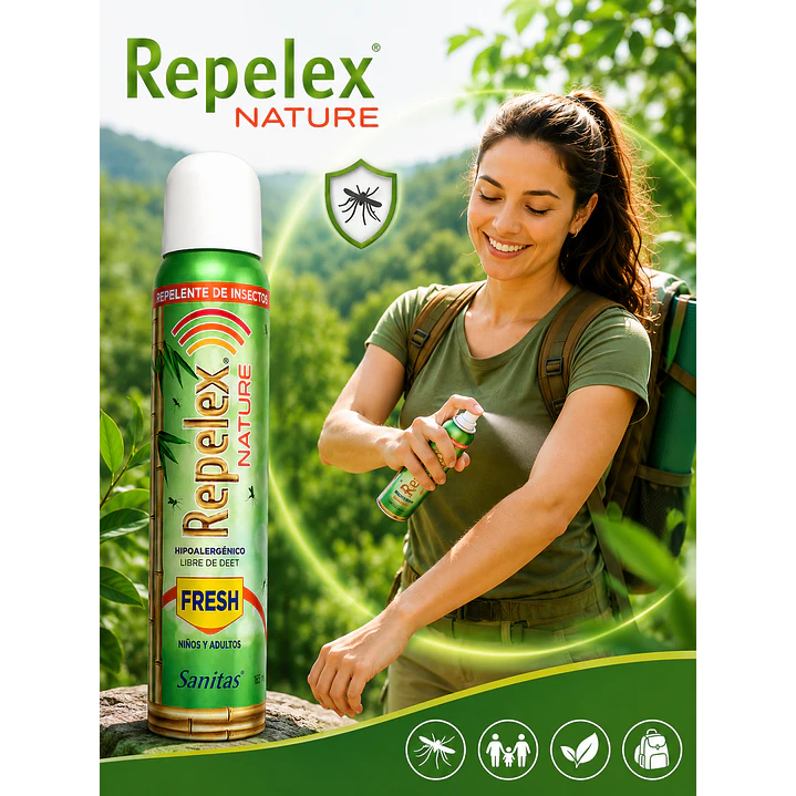 Repelex Nature Repelente De Insectos Niños/adultos 165Ml Caja X12 3