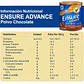 Ensure Advance Sabor Chocolate 850G Caja X6 - Miniatura 7
