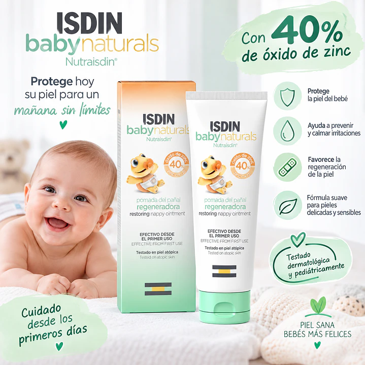 Nutraisdin Baby Naturals Zn40 Pomada Reparadora 100 Ml 3
