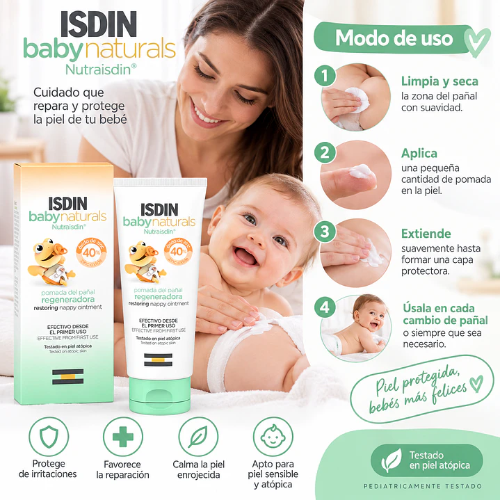 Nutraisdin Baby Naturals Zn40 Pomada Reparadora 100 Ml 4