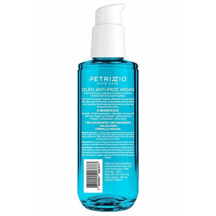Petrizzio Óleo Capilar Argán Anti Frizz 100 Ml 2