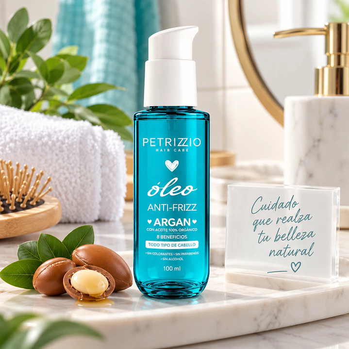 Petrizzio Óleo Capilar Argán Anti Frizz 100 Ml 6