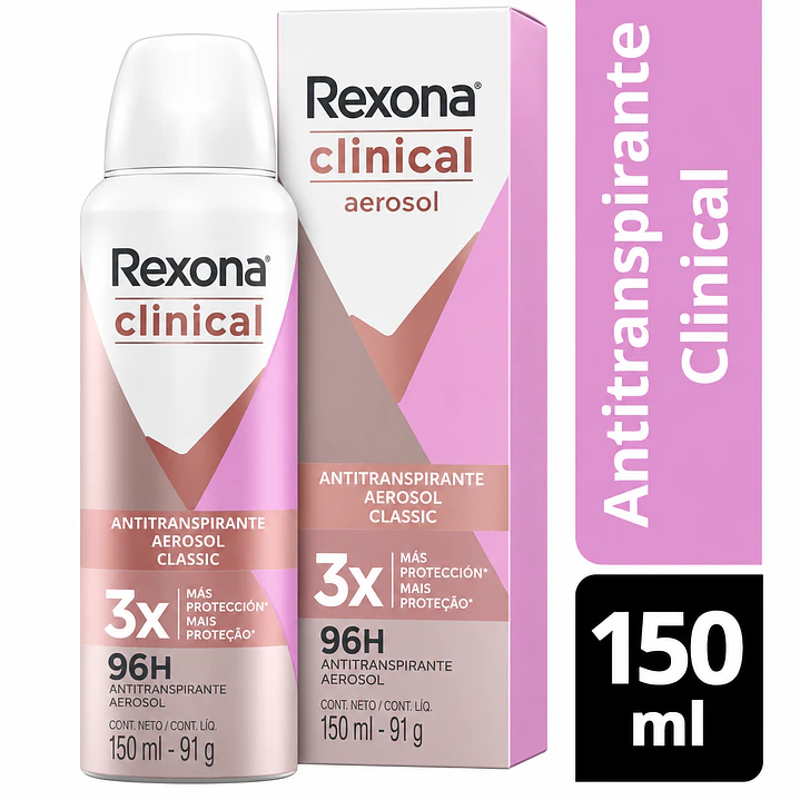 Rexona Clinical Classic Spray 150 Ml 2
