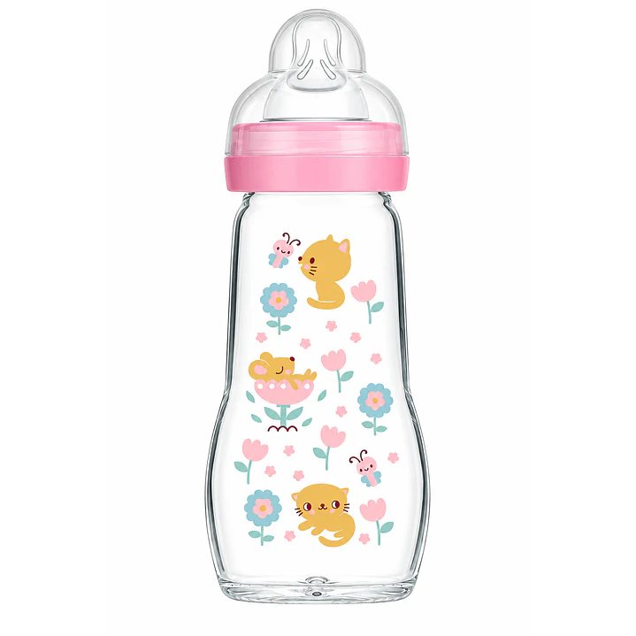 Biberón MAM Feel Good +2M 260 ml Rosado 1