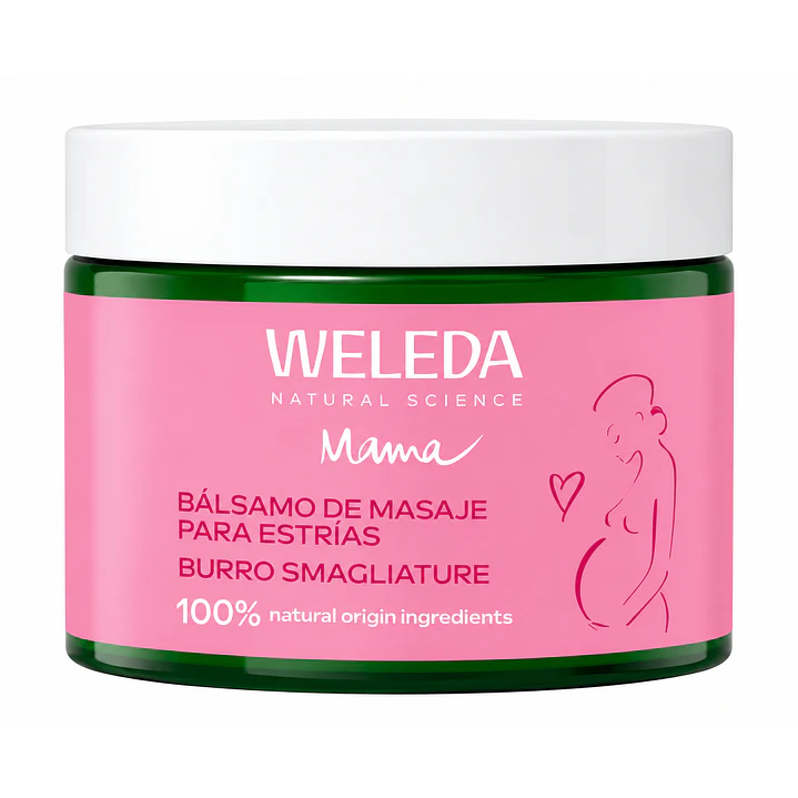 Kit Weleda Aceite De Masaje Para Estrías + Aceite Para Masaje Perineal + Bálsamo de Masaje Para Estrías   3