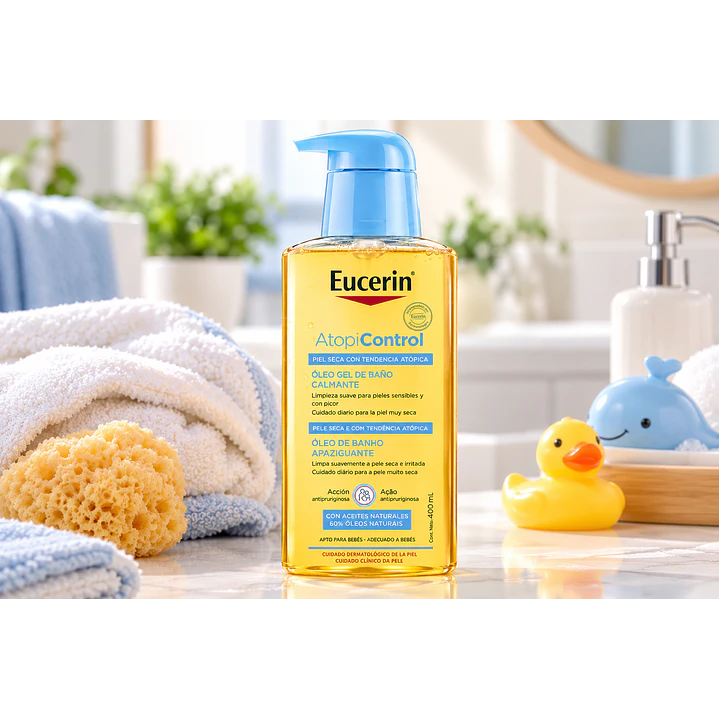 Eucerin AtopiControl Óleo Gel de Baño 400 Ml 2