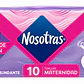 Nosotras Toalla Higiénica Maternal Suave Sin Alas X10 Unidad - Miniatura 2