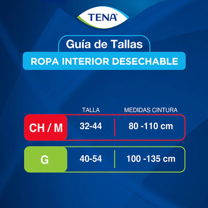 Pañal Interior Desechable Tena Pants Nocturno Talla G X8 Unidades Caja X6 7