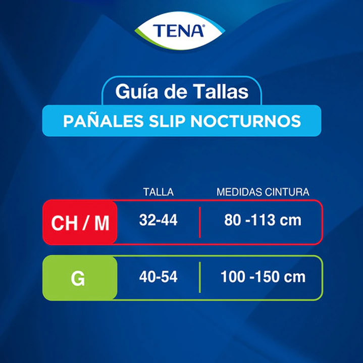 Pañales Adulto Tena Slip Nocturno Talla G X8 Caja X6 7