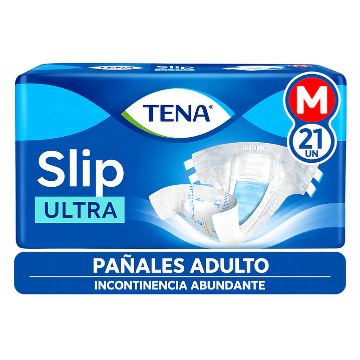 Pañales Para Adultos Descartables Tena Slip Talla M X 21 Unidades Caja X4 3