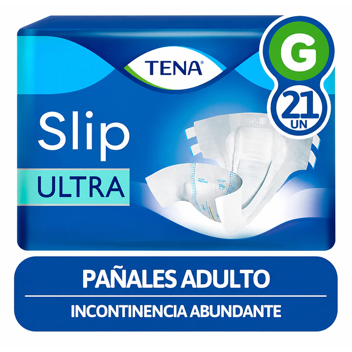 Pañales Adulto Tena  Slip Ultra Talla G X21 Unidades  1