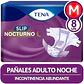 Pañal Adulto Incontinencia Tena Slip Nocturno Talla M X8 Unidades  - Miniatura 1