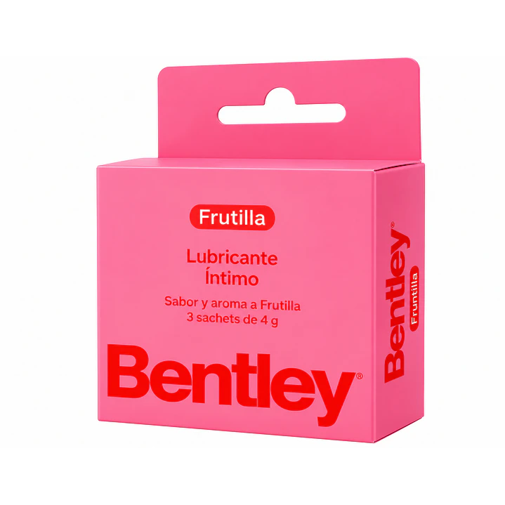 Gel Lubricante Frutilla 4 g Caja x3 Sachet 2