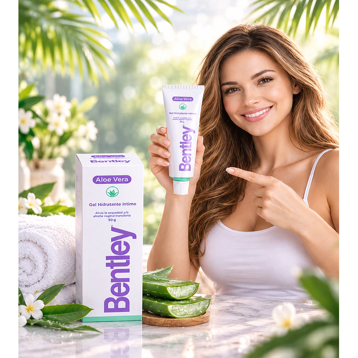 Bentley Gel Hidratante Íntimo Aloe Vera 50 Gr 5