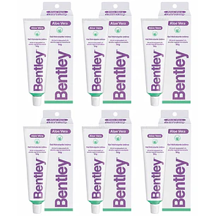 Bentley Gel Hidratante Íntimo Aloe Vera 50g – Hidratación y Alivio Vaginal Pack x6
